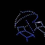 how do drone light shows work