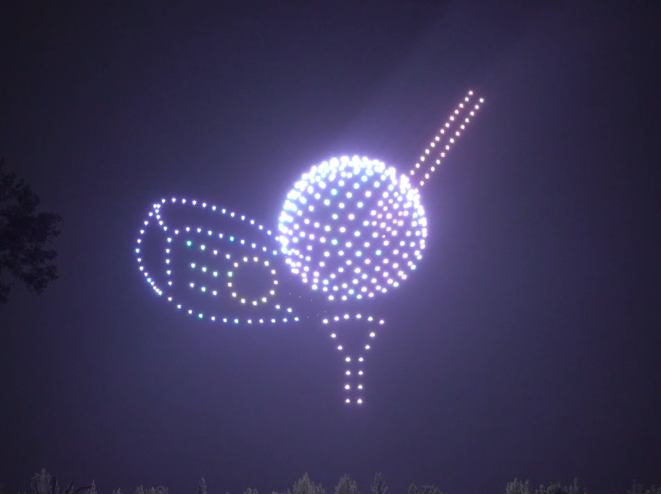 Golf Ball and Driver Formation